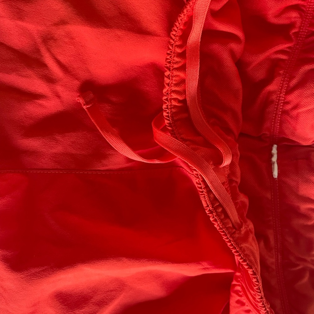 Vibrant Red Drawstring Jacket - image 1